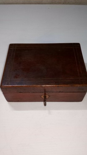 Ancien coffret bois bijoux - ancien, en