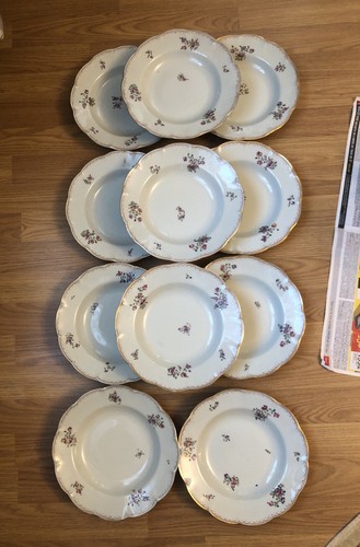 Ancien assiettes porcelaine - assiettes,