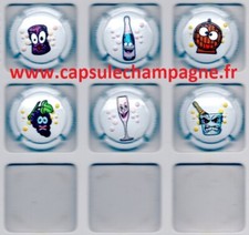 Capsules de champagne Générique série sourire en relief  New février 2022 
