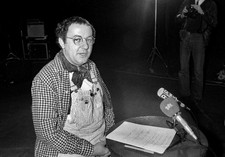 Photo de l'humoriste franÃ§ais Coluche (115 x 80 cm)