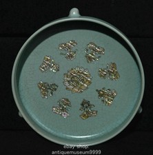 7,6" chinois Ru four incrusté