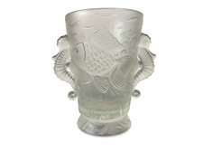 Vase hippocampe , cheval de mer Josef Inwald Barolac Bohème Art Déco