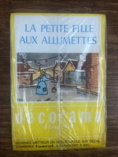 Decorama TOURET Décalcomanies Années 70  LA PETITE FILLE AUX ALLUMETTES
