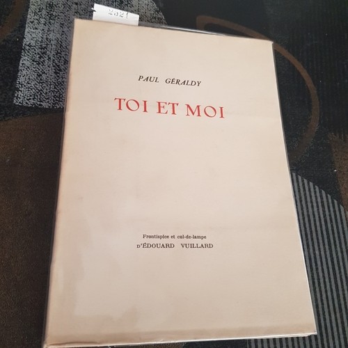 Paul géraldy toi moi - , et
