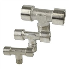 Raccord en T air / ligne hydraulique femelle-mâle-femelle Tee Piece