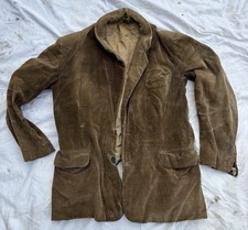 Très Ancienne Veste Velours Côtelé Paysan Châtelain 1930 Vêtements Travail 