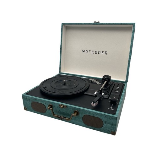 Valise tourne disque wockoder - tourne-disque,