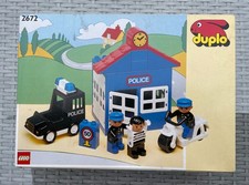 Lego Duplo Vintage 2672 - Commissariat de Police - Boîte et Notice