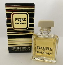 💚🟩💚Miniature Parfum IVOIRE DE BALMAIN  💚🟩💚EAU DE TOILETT E avec boite