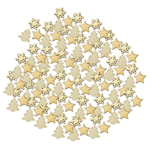 100 pièces assorties bois - 100, en
