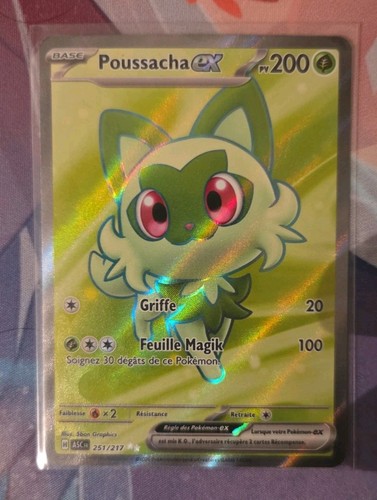 Carte pokemon poussacha - pokemon,