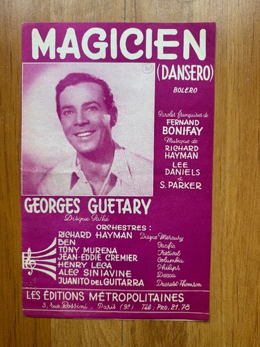 Partition vintage magicien - partition,
