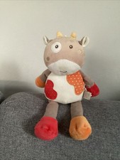 O/ doudou peluche vache marron