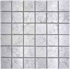 Pâte de Verre Argent Miroir Mosaïque Crédence de Cuisine Bain 68-4SB21_F 10