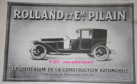 Publicite automobile rolland - publicite,