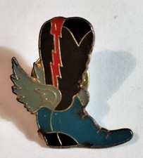 A13  Pin's Pins Pin  VINTAGE BOTTE WESTERN SANTIAG