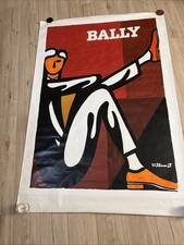 Affiche Poster Original Bally Man Villemot Chaussures Shoes Homme