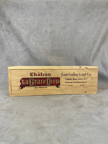 Caisse bois vin - vin, chateau
