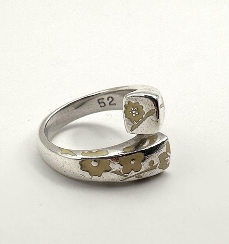 Kenzo bague argent avec - avec, fleurs