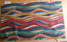 Coupon tissu - Mondial tissus - Bache imprime kenya deperla -62x100