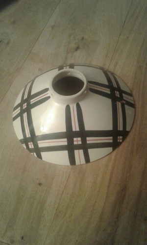 Abat jour porcelaine peinte - abat,