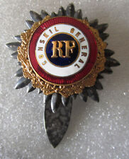 Médaille Insigne Conseil Général "XXth Century",belle patine ancienne.Bel objet.