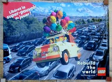 Affiche poster taille géante 240cm x 350cm 8m² Lego Rebuild The World (Roulée)