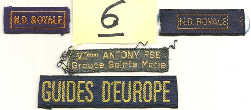 Bandes groupe guides scouts - groupe,