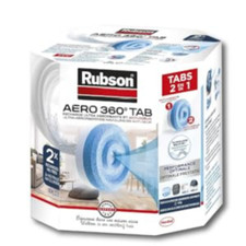 Rubson AERO 360° Recharges en tabs neutres pour absorbeur d'humidité, recharges