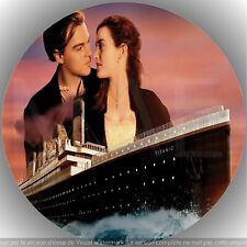 Titanic.  Décoration de gâteau comestible ,Azyme , disque diamètre 20cm.