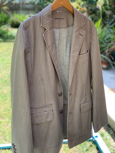 Paper denim cloth men blazer - cloth,