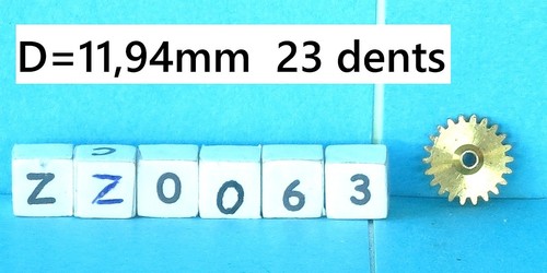 Jouef pignon métal 23 - ho,
