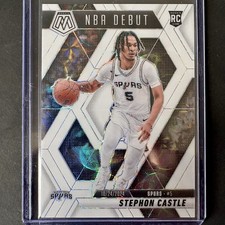 NBA Mosaic 24/25 - Stephon Castle International White NBA Debut RC /25
