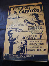 "Partition L'hôtel des 3