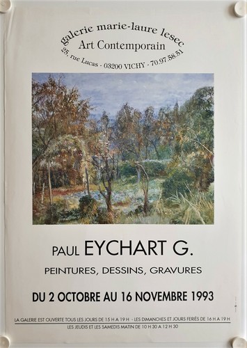 Affiche paul eychart 1993 - affiche,