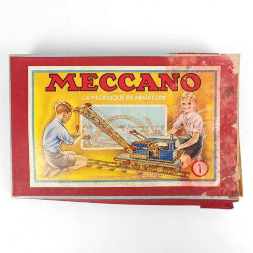 Meccano ancienne boite rouge - ancienne,