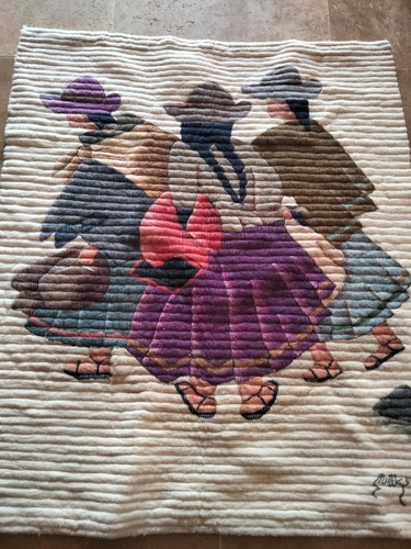 Tapis laine perou fait - laine,