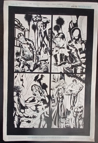 Planche originale dc - originale,