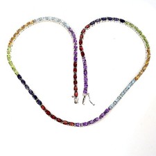 925 Collier en Argent Fin