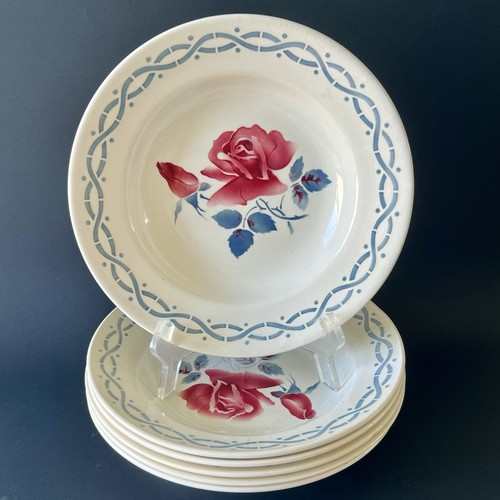 Assiettes creuses digoin - 6,