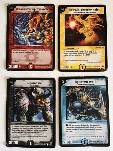 Lot cartes duel masters - cartes,