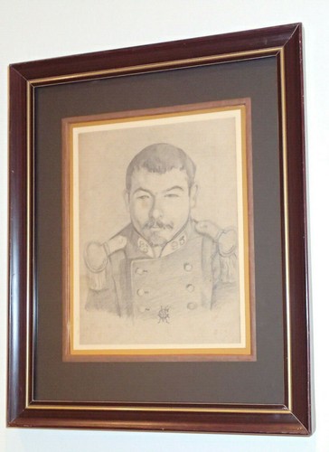 Dessin portrait soldat - dessin,