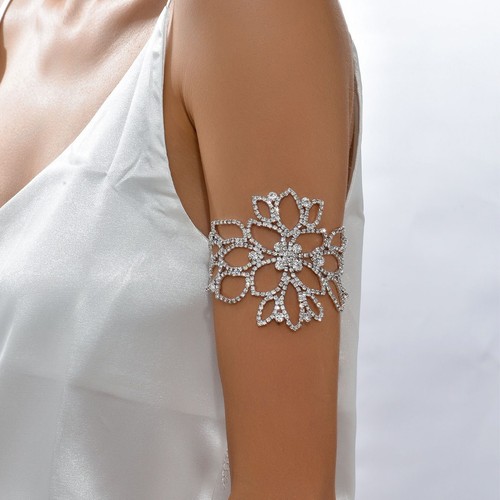 Bracelet bras bohème orné - bracelet,