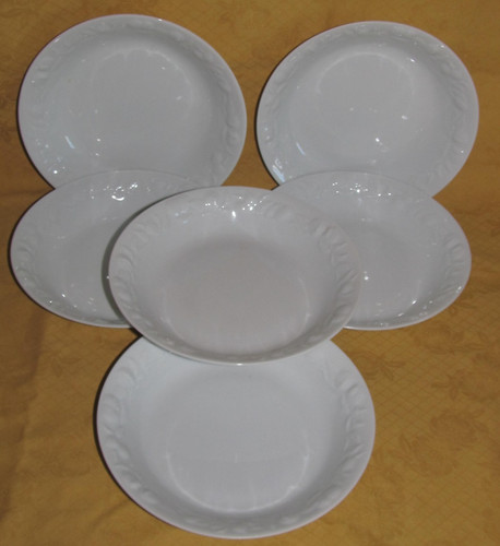 Assiettes calottes creuses - 6,