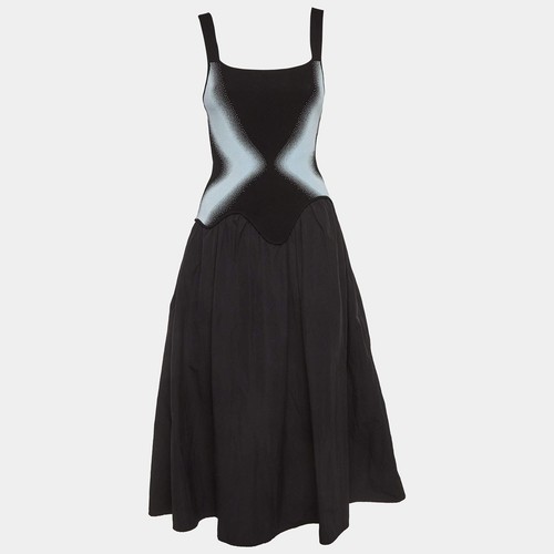 Robe midi noire ph5 tricot - midi,