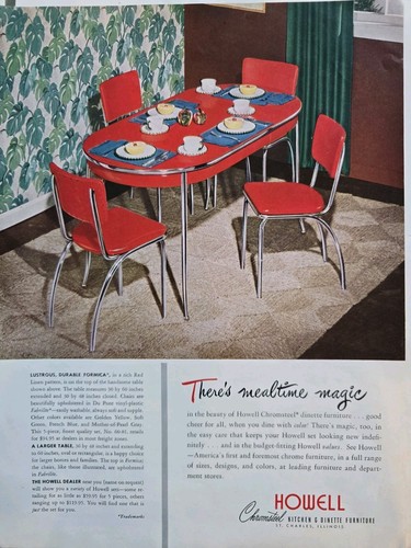 1950 red howell chromsteel - 1950,
