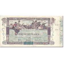 [#275023] France, 5000 Francs, Flameng, 1918, 1918-01-02, AU(50-53), Fayette:43.