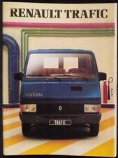 ANCIENNE BROCHURE CATALOGUE DÉPLIANT GARAGE VOITURE 1982 RENAULT TRAFIC 