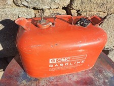 Vintage OMC Réservoir essence carburant métal bateau hors bords jauge 22l