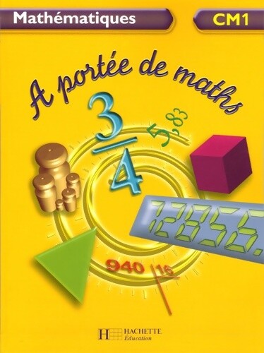 Portée maths cm1 livre - a,